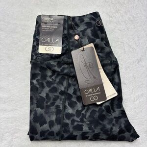 CALIA by Carrie Underwood Gray Leopard Print‎ Leggings Size XS  NEW